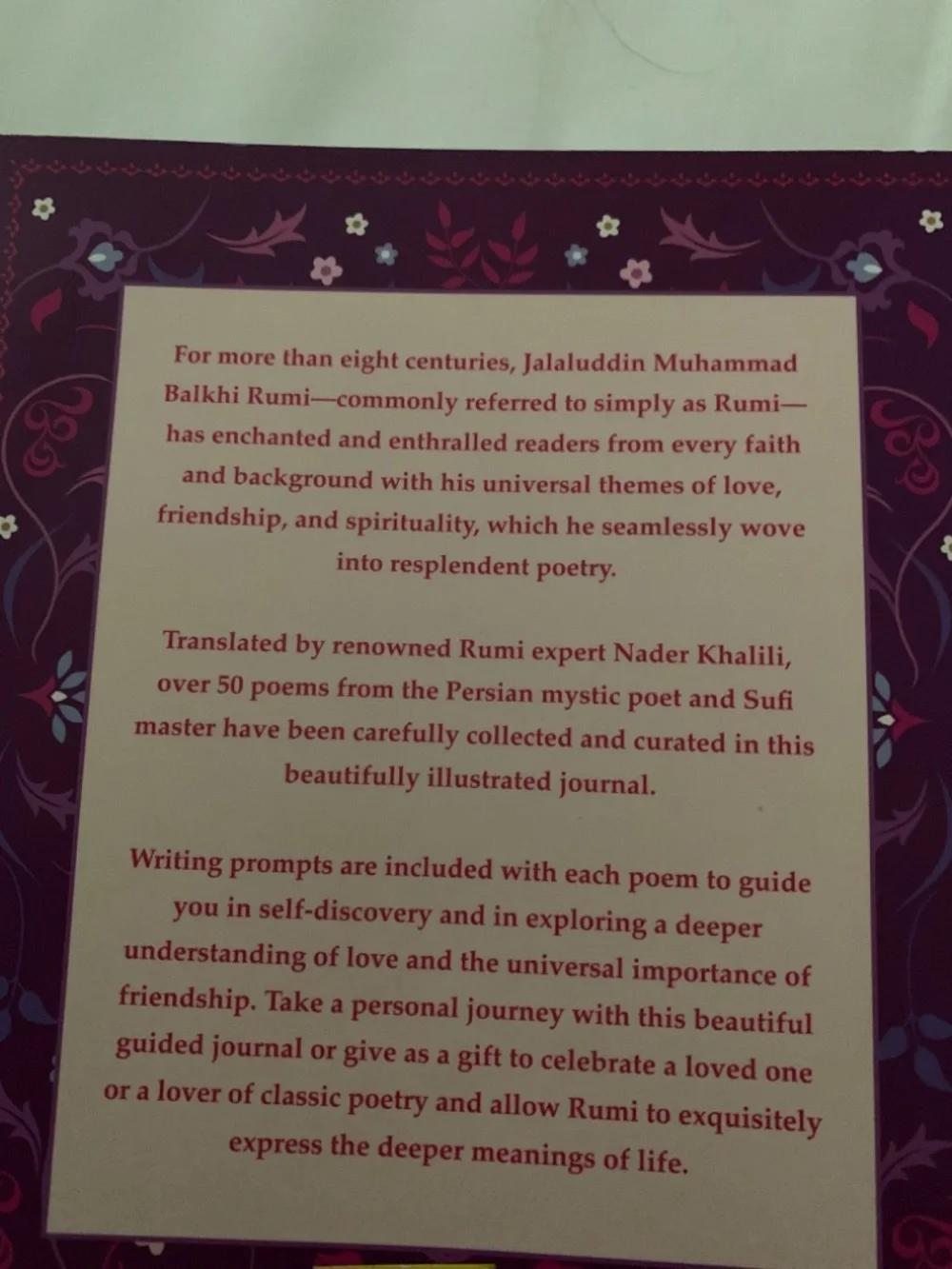 The Wisdom Of Rumi Guided Journal